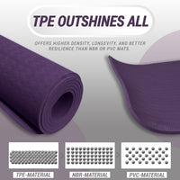 TPE Xn8 Sports Yoga Mat 6mm