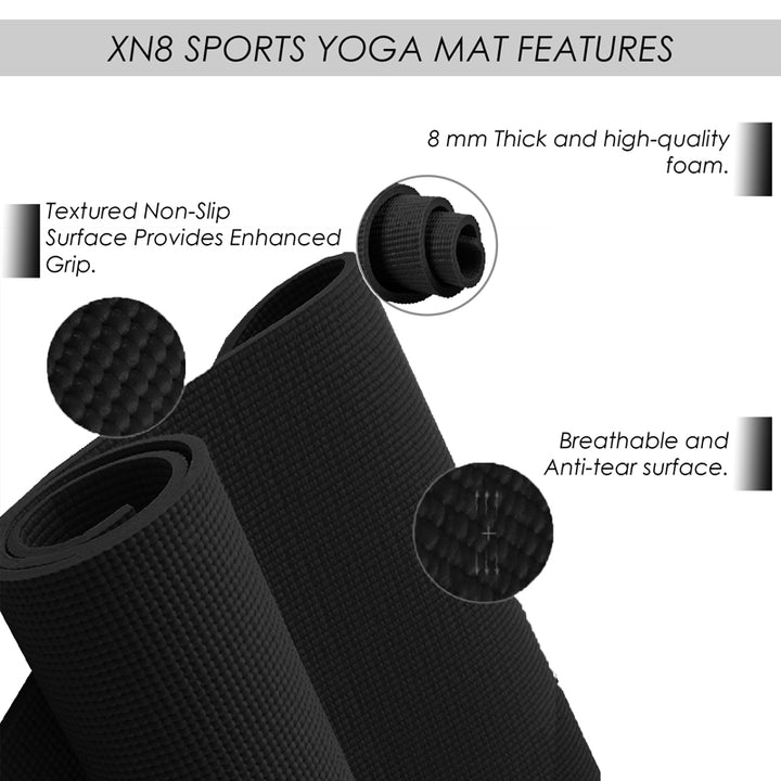 Xn8 PVC Yoga Mat 8mm