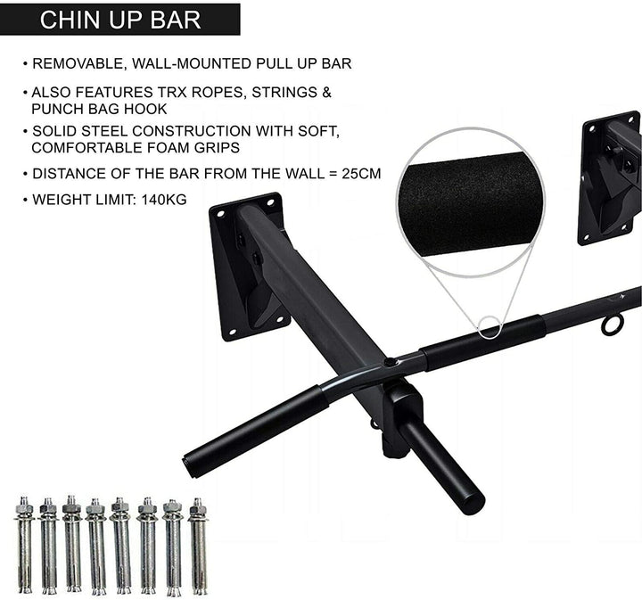 Xn8 Multifunctional Wall Mounted Pull Up Bar