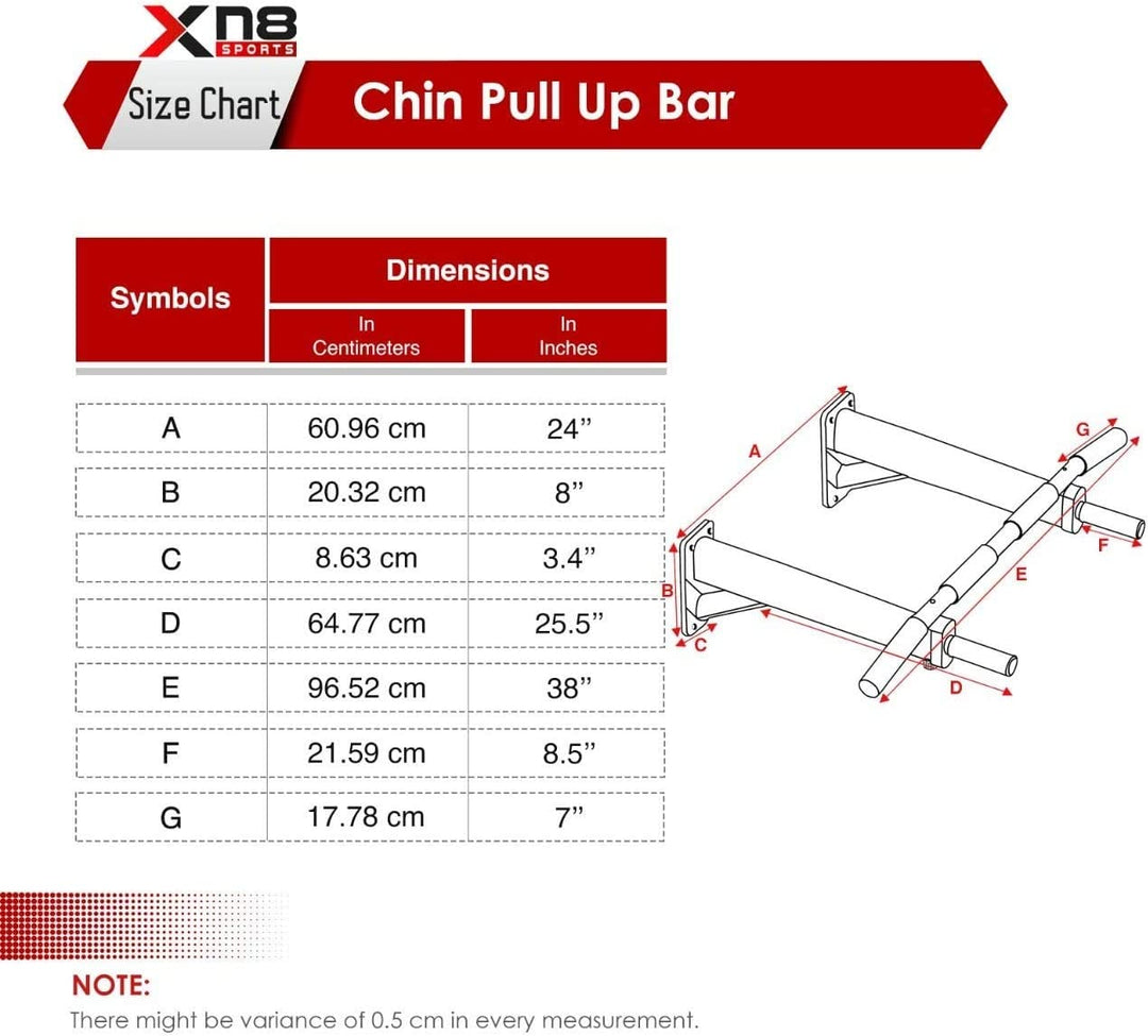 Xn8 Multifunctional Wall Mounted Pull Up Bar