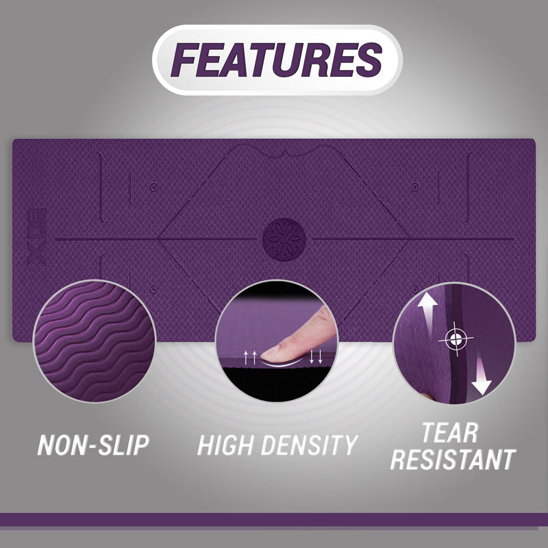 TPE Xn8 Sports Yoga Mat 6mm