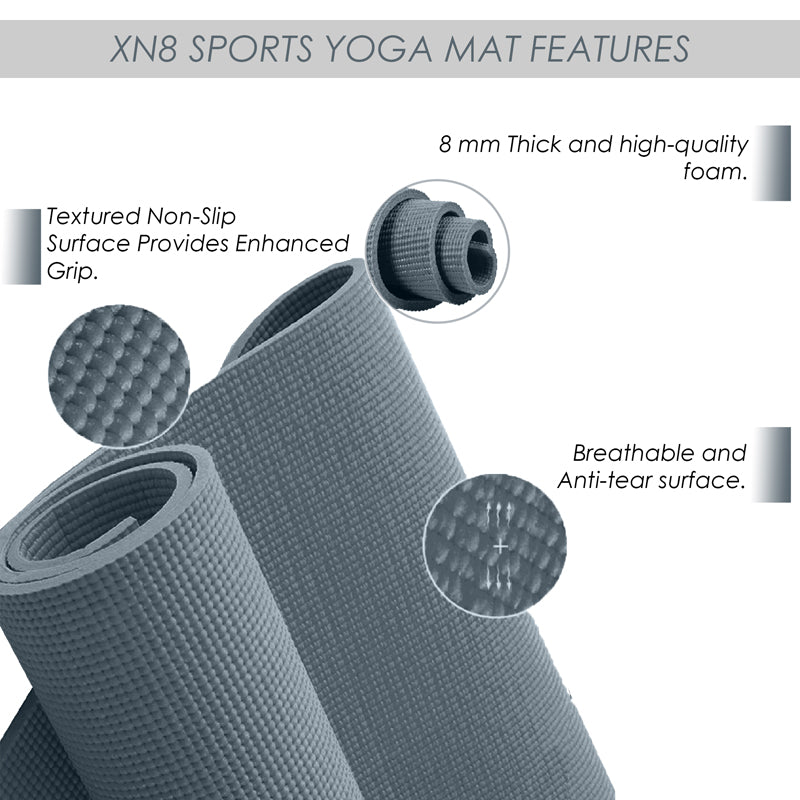 Xn8 PVC Yoga Mat 8mm