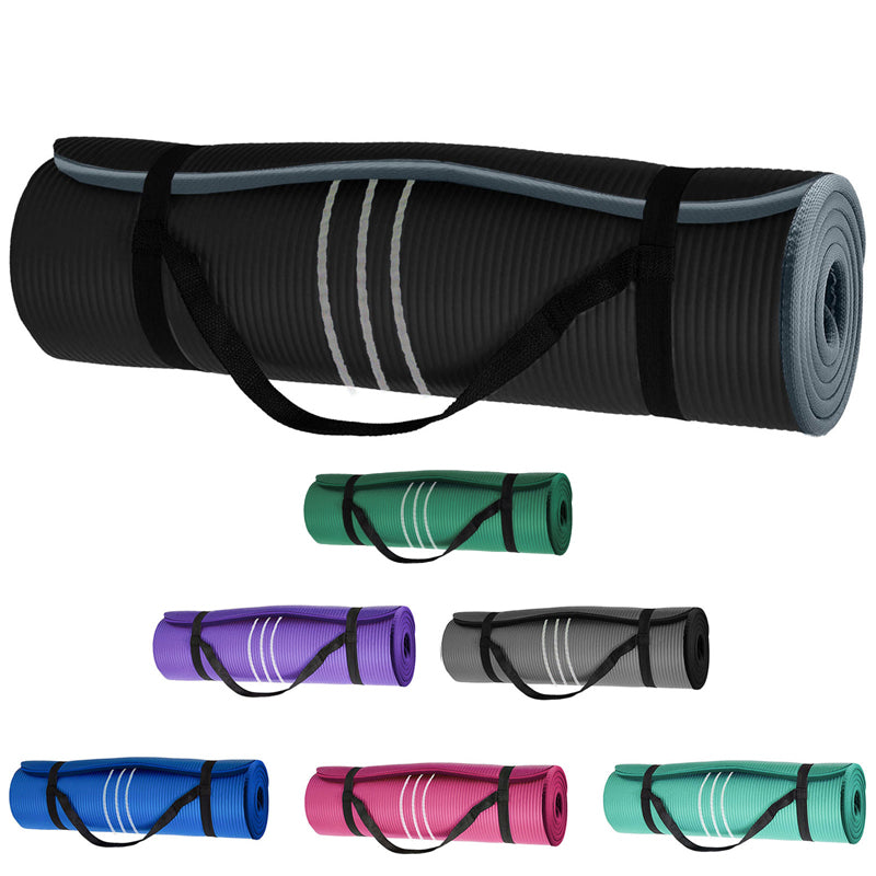 XN8 NBR Yoga Mat 15mm with Carry Strap