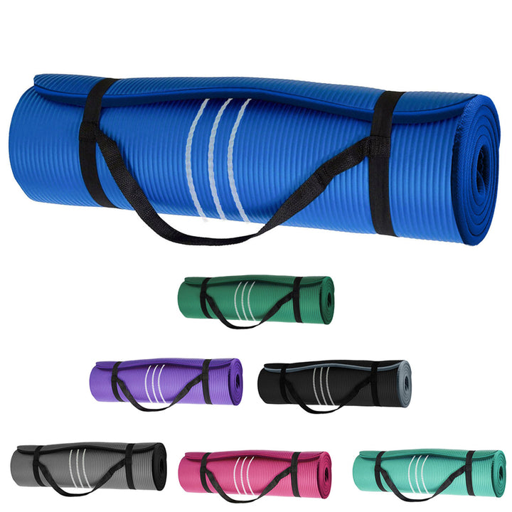 XN8 NBR Yoga Mat 15mm with Carry Strap