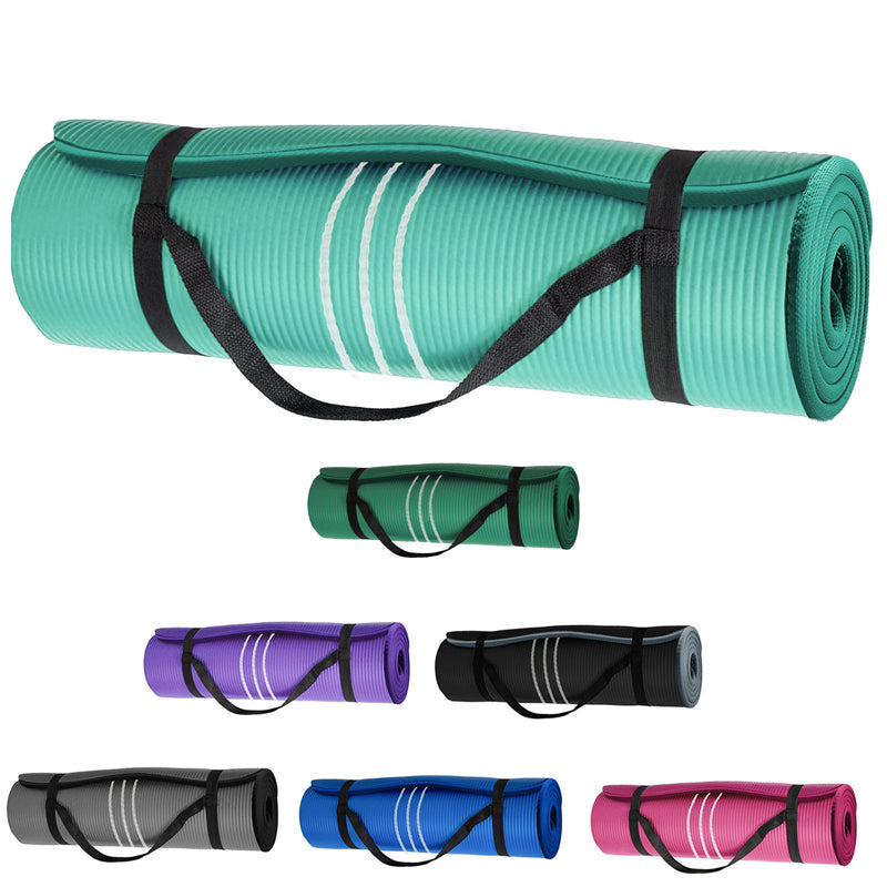 XN8 NBR Yoga Mat 15mm with Carry Strap