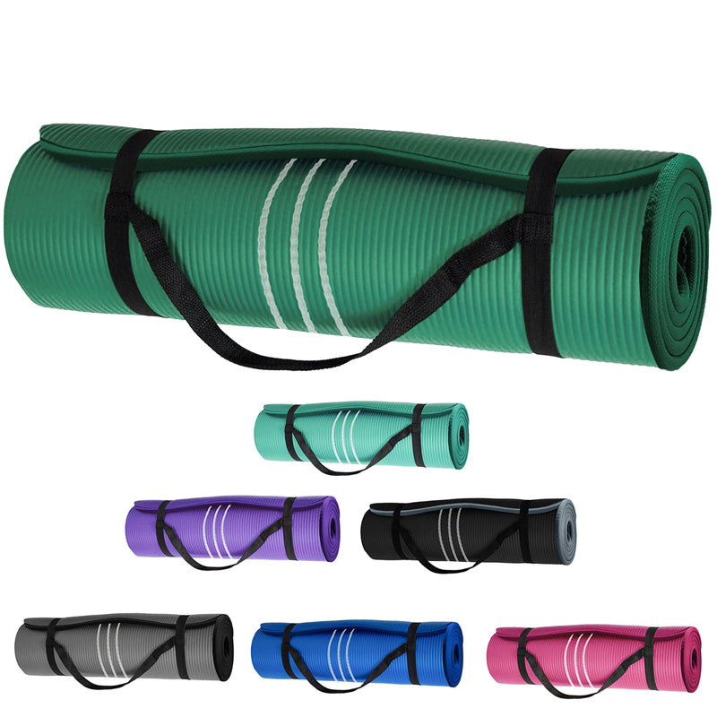 XN8 NBR Yoga Mat 15mm with Carry Strap