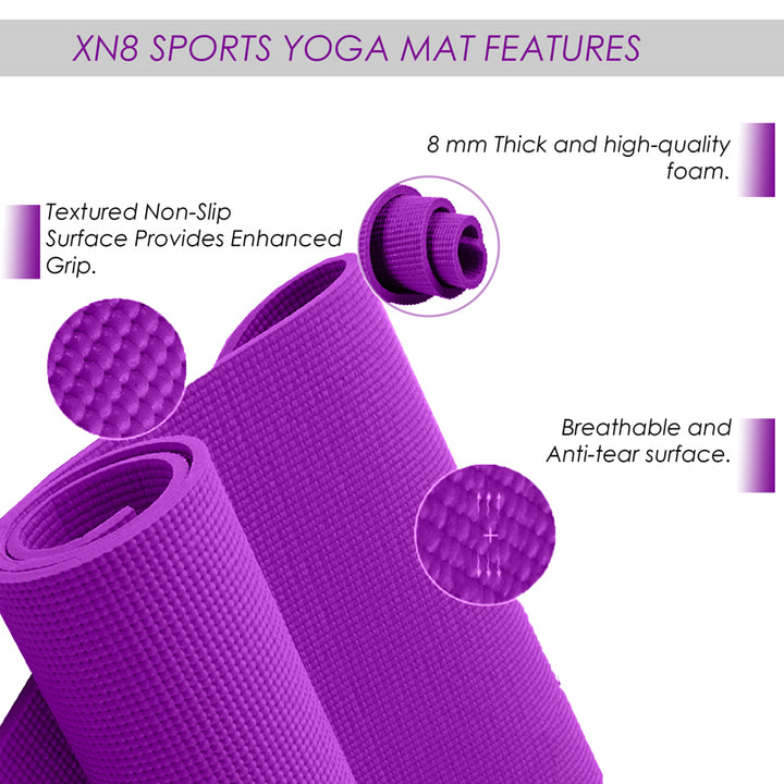 Xn8 PVC Yoga Mat 8mm