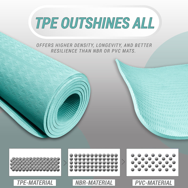 TPE Xn8 Sports Yoga Mat 6mm