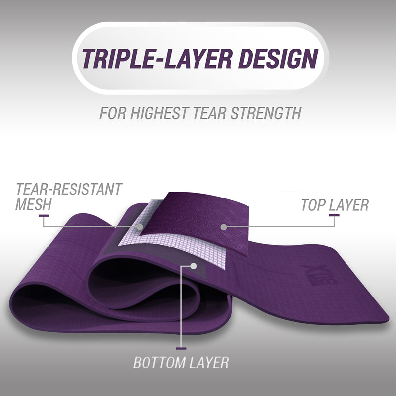 TPE Xn8 Sports Yoga Mat 6mm