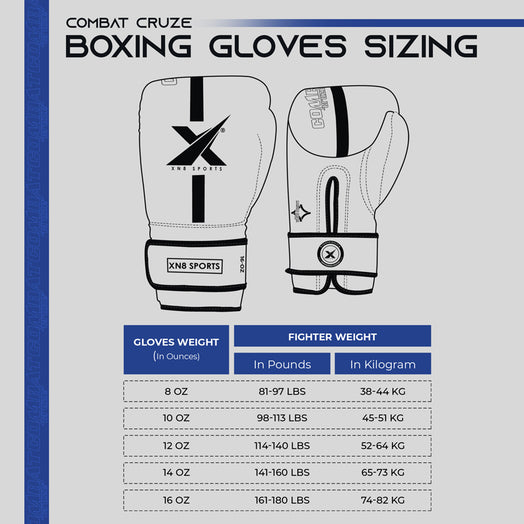 Xn8 Sports Boxing Gloves Combat Cruze Series