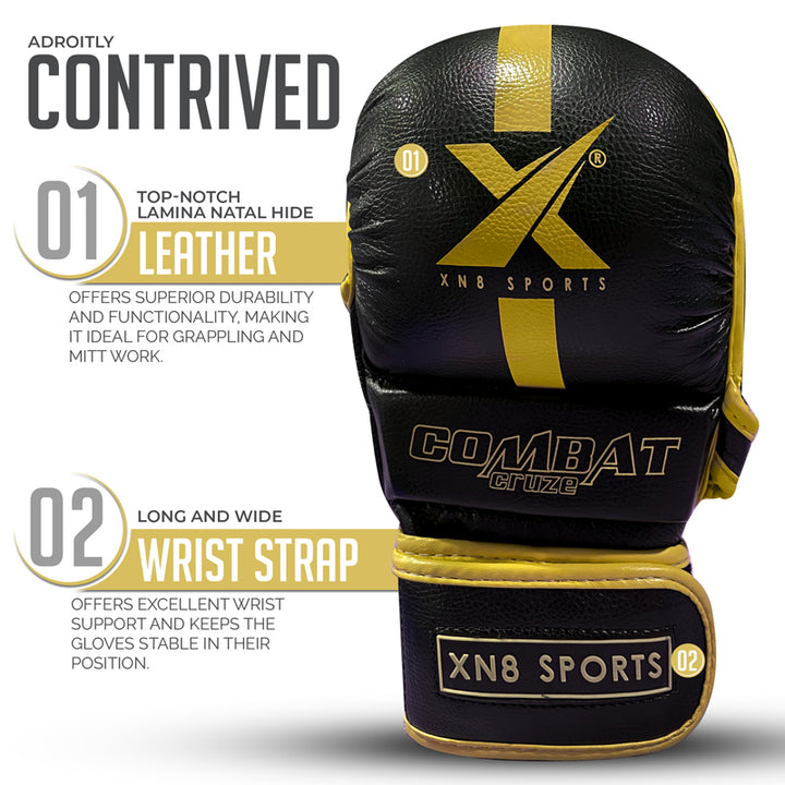 XN8 MMA Sparring Grappling Gloves