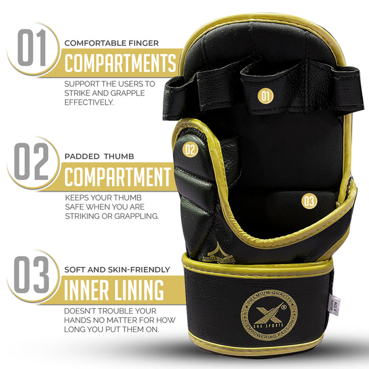 XN8 Sports MMA Gloves for Training and Grappling Sparring Mitts