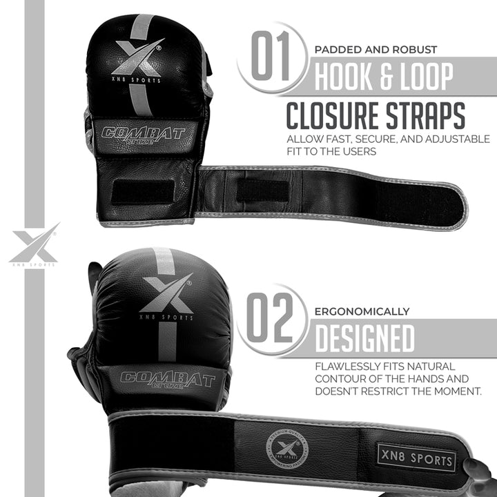 XN8 MMA Sparring Grappling Gloves