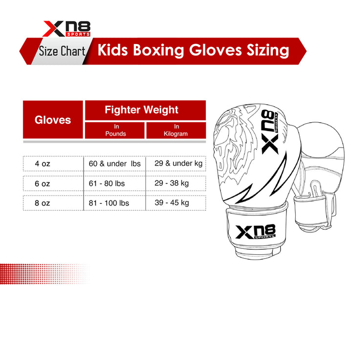 Xn8 Sports Kids Boxing Gloves