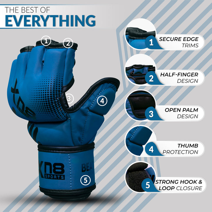 Xn8 Sports MMA Gloves B M S