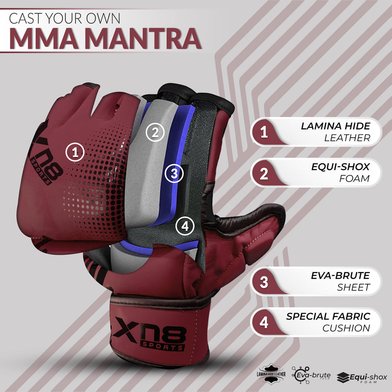 Xn8 Sports MMA Gloves B M S