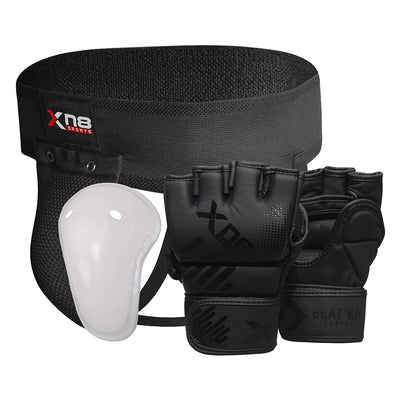 Xn8 Sports Groin Guard with MMA Gloves