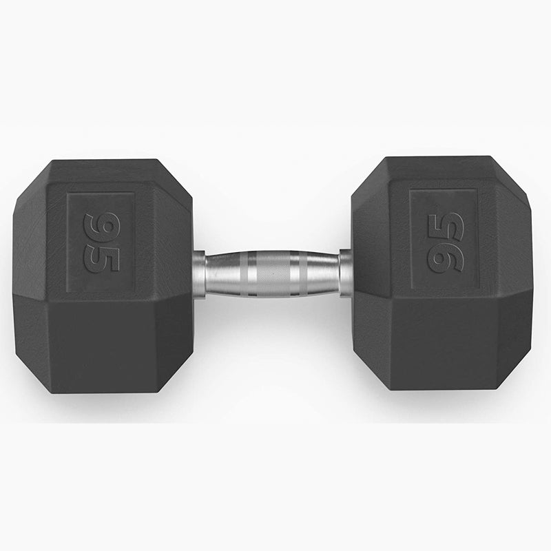 Xn8 Sports Rubber Hex Dumbbells 95lb