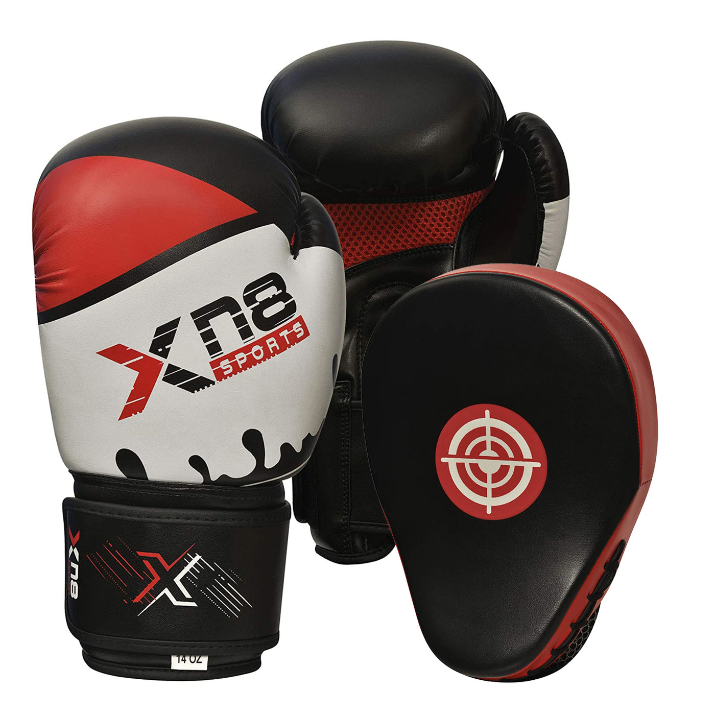 Xn8 Sports Jab Cross Series Gloves and Focus Pads