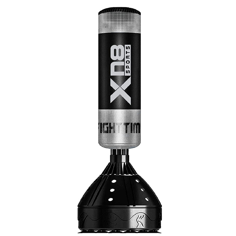 Xn8 Sports Free Standing Punch Bag Stand Silver
