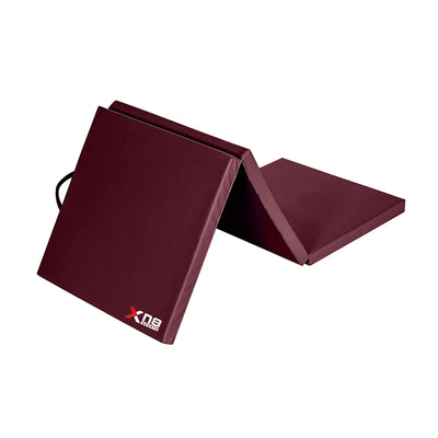 Tri Fold Exercise Mat Brown Color