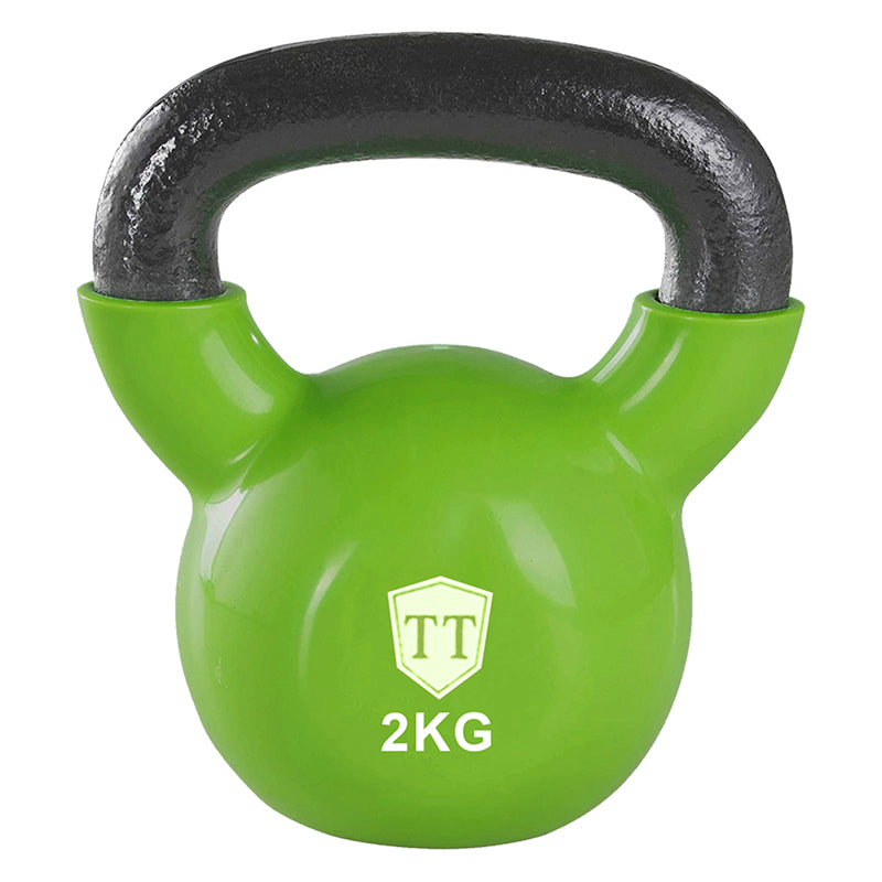 Xn8 Sports Vinyl Kettlebell 2Kg Green Color