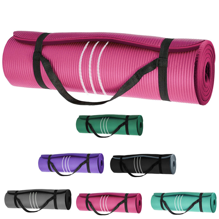 XN8 NBR Yoga Mat 15mm with Carry Strap