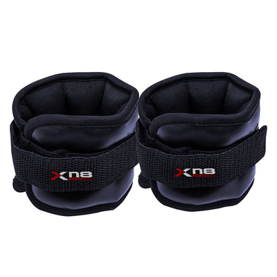 Xn8 Sports Adjustable Ankle Weights Black