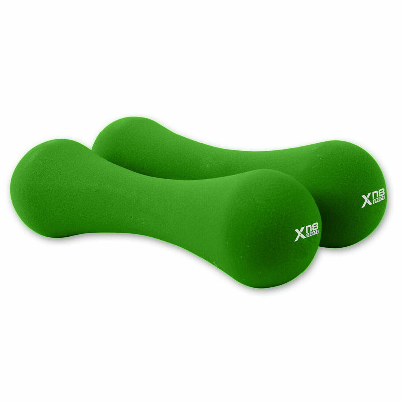 Xn8 Sports Dumbbells Set Green Color