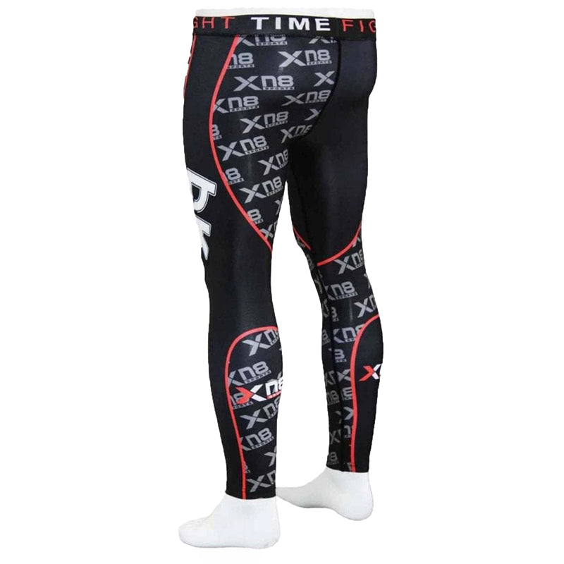 Xn8 Sports Mens Leggings Gym Black