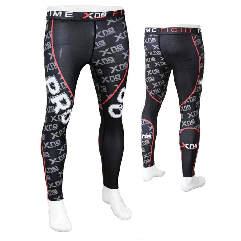 Xn8 Sports Male Leggings Black