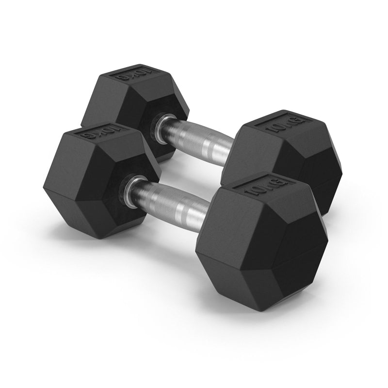 Xn8 Sports Hex Dumbbell Set Black