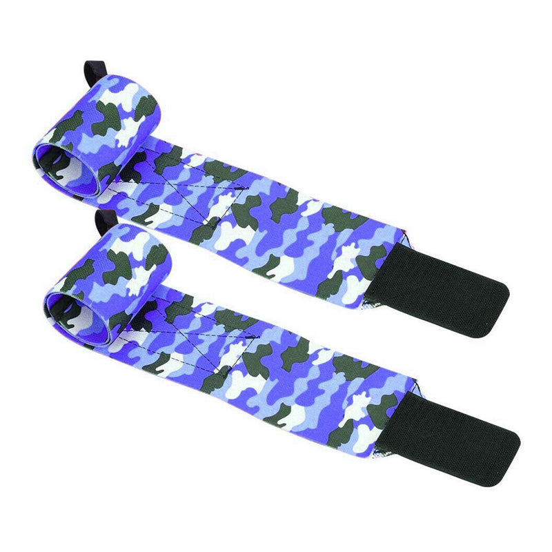 Xn8 Sports Wrist Support For Weightlifting Camouflage Blue Color