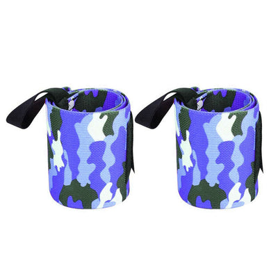 Xn8 Sports Weightlifting Wrist Support Camouflage Blue