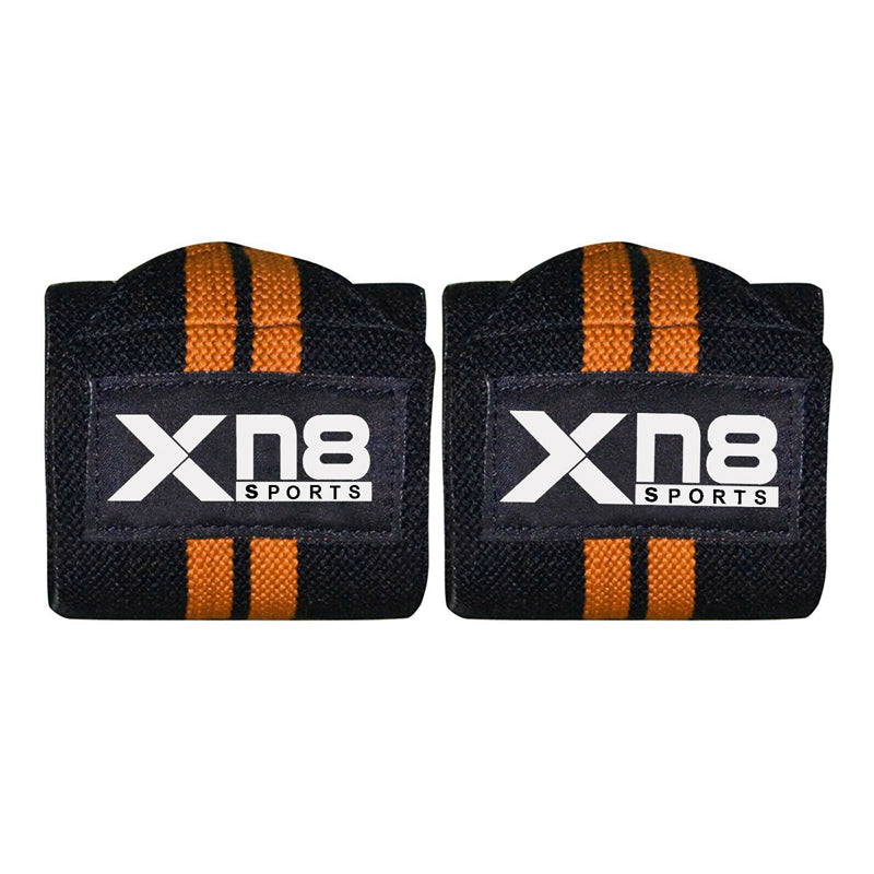 Xn8 Sports Weightlifting Wrist Support Orange Color